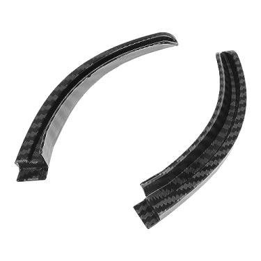 Imagem de X AUTOHAUX Par ABS Telhado de Carro Rígido Água Chuva Calha Extensão Chuva Trilho de Chuva Desviador Acessórios Externos Defletor para Jeep Wrangler JL 2018-2021 Preto