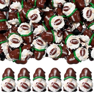 Imagem de Weysat 36 minignomos de futebol de resina, estatuetas de futebol para esconder tema esportivo, gnomos, lembrancinhas de festa, presente para amantes de esportes, bandeja em camadas, ornamentos de