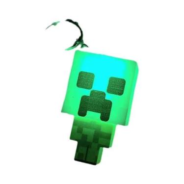 Imagem de Chaveiro Minecraft Brilhante Mini Blocos De Construção Brinquedo Ilumi