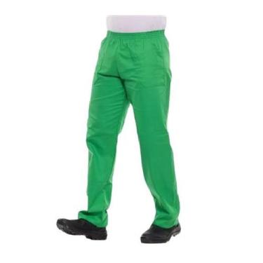 Imagem de Calça Masculina Fitness Em Tactel 03 Bolsos - C&C, Verde bandeira, GG