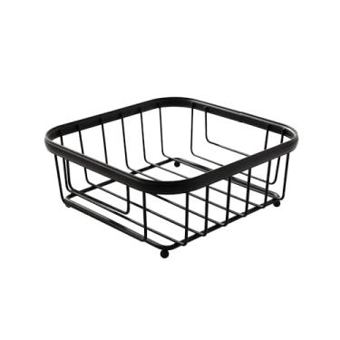 Imagem de Spectrum Diversified Ashley Flat, Moderna Mesa de Jantar Porta-Guardanapos Horizontal para Mesas e Bancadas de Cozinha, Preto