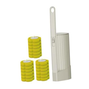 Imagem de YWJLQH Escova de Vaso Sanitário com Cabo Longo, Limpador de Vaso Sanitário, Acessórios para Banheiro, Escovas de Limpeza, Esfregão para Banheiro E Utensílios, Amarelo, Tamanho real