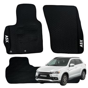 Imagem de Jogo de Tapete Para Mitsubishi ASX 2010 2011 2012 2013 2014 a 2021 Kit Automotivo
