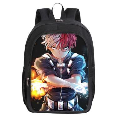 Imagem de Mochila My Hero Academia Todoroki Shoto Cartoon Kids School