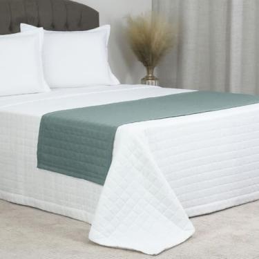 Imagem de Peseira de Cama Copacabana Queen Micropercal 300 Fios Matelada (Verde)