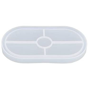 Imagem de Phefop Molde de Silicone Oval, Molde de Silicone Em Forma de Oval, Faça você Mesmo, Porta-copos de chá, para Casa, Cozinha, Loja, Padaria, Fácil de Usar