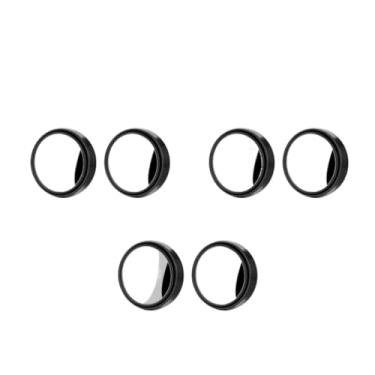 Imagem de Kit Ponto Cego Retrovisor para Carro - Espelho Convexo Adesivo Ajustável Anti Pontos Cegos (Kit 03 Pares (6 Espelhos))