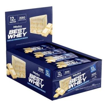 Imagem de Best Whey Bar (Caixa c/ 12un de 49g) Atlhetica Nutrition, Torta de Cho