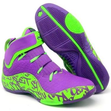 Imagem de Tênis Basquete Impact Six Street com Verde-Masculino