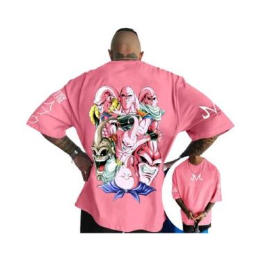 Imagem de Camiseta Unissex Oversized Retrô Dragon Ball Com Estampa De Son Goku E