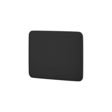 Imagem de Taodaliy Mouse pad de vidro 41 x 31 cm, tapete de mouse rígido microgravado para jogos com base antiderrapante, para controle ultra-suave em esportes FPS e trabalho de escritório (preto, P)