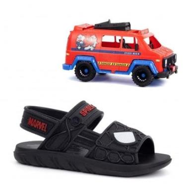 Imagem de Sandália Homem Aranha com Furgão Grendene Kids Menino-Masculino