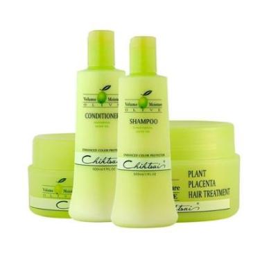Imagem de Kit N.P.P.E Chihtsai Olive Nutrição - Shampoo e Máscara e Condicionador 500ml e Leave-in-Unissex