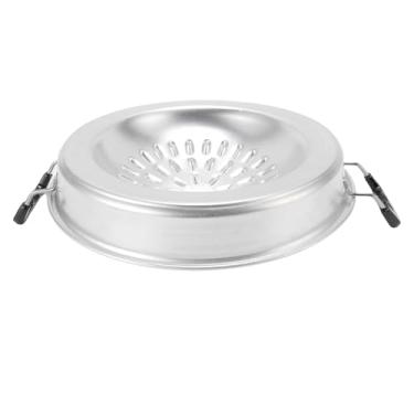 Imagem de Mingzhe Grelha para Churrasco Tailandesa 2 Em 1, Antiaderente, Aquecimento Uniforme, Grelha de Alumínio para Cozinhar Em Ambientes Internos e Externos (30 cm/11,81 pol. Cor Original)