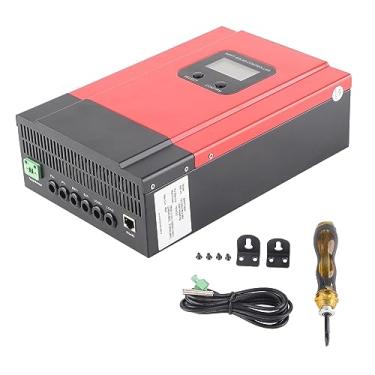 Imagem de Controlador de carga solar MPPT Esmart60 60A Regulador fotovoltaico de alta eficiência para painel solar Carregamento de bateria 12V 24V 36V 48V com display LCD Carcaça em liga de