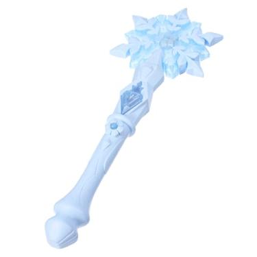 Imagem de WRITWAA Varinha de Floco de Neve Iluminada Com Led - Brinquedo de Fada Infantil Com Luzes - Lembrancinha para Festas de Natal E Halloween