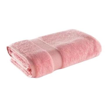 Imagem de Toalha de Banho Rosa Super Soft Zero Twist 70x140cm Corttex