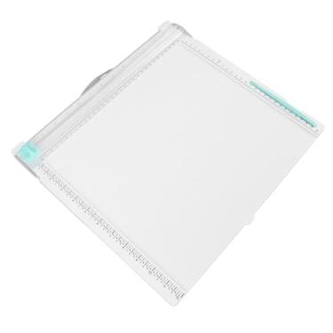 Imagem de Generic Ferramenta de Pontuação Portátil para Cortador de Papel Artesanal Com Régua Transparente, Uso Versátil para Cartões e Capas de Livros, Capacidade para 10 Folhas, Tamanho 14,17 X 13,39 pol.