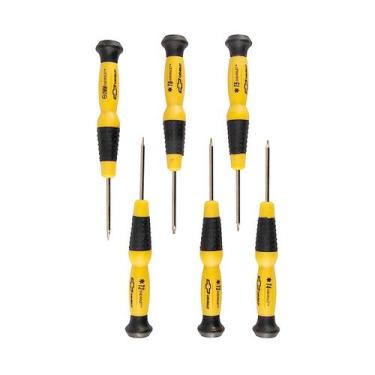 Imagem de Jogo De Ferramentas Chave T2 T3 T4 T5 T6 1 Fenda 2mm 6 peças - Chevrol