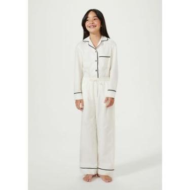 Imagem de Calça Infantil Unissex Mine Me Hering + Thai de Melo - Off white 012-Unissex