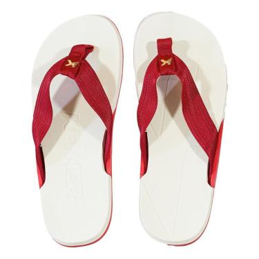 Imagem de Sandália Branco e Vermelho NK6 Pro | Kenner-Masculino