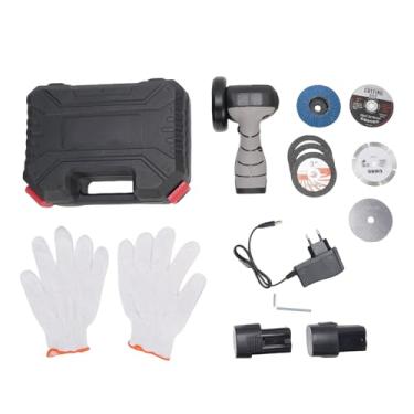 Imagem de Garosa Rebarbadora Sem Fio, Motor de Escova de 28000 RPM Com Carregador Rápido e Alça Antiderrapante, para Corte, Polimento, Metal, Madeira, Pedra, Telha (plugue da ue)