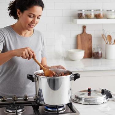 Imagem de Panela de Pressão 24 Litros Alumínio com Dupla Válvula de Segurança - 