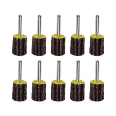 Imagem de 6mm 80  Disco De Lixa Flap Para Mini Furadeira Rotativa: Acessório Par