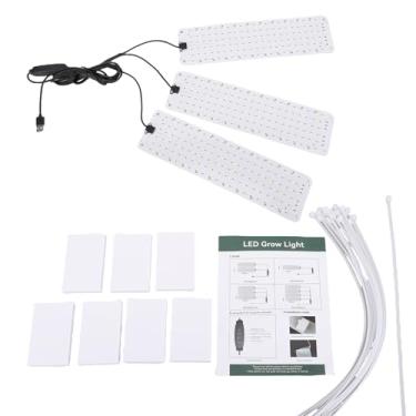 Imagem de AYNEFY Mudas Suculentas Lâmpadas Internas de Alto PPFD Luzes de Cultivo LED Luzes de Crescimento de Planta de Espectro Completo Função de Temporizador de Lâmpada de Crescimento de Plantas de Alto (3
