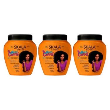 Imagem de Creme Skala 1Kg Mais Crespos - Kit Com 3Un