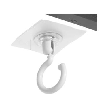 Imagem de Ganchos Adesivos Rotativos 360 De Alta Resistência Para Teto, Sob Armá