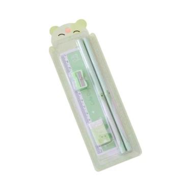 Imagem de Conjunto De Material Escolar Fofo 5 Em 1, Caixa De Presente Com Lápis,