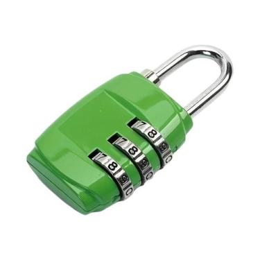 Imagem de Cadeado De Combinação Antifurto De Metal Com Senha De 7 Dígitos Para M