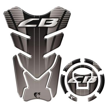 Imagem de Adesivo Protetor Tanque E Bocal Honda Cb Ano Acima 2018 Preto