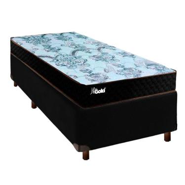 Imagem de Cama Box + Colchão Solteiro Molas Ensacadas Life Gold Paropas