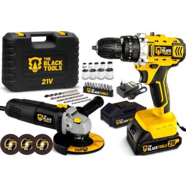 Imagem de Parafusadeira De Impacto A Bateria 21v + Esmerilhadeira 127v - The Bla