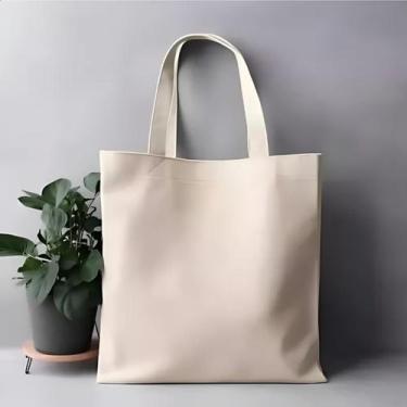 Imagem de Kit com 10 ecobags lisas 40x40cm - 100% algodão cru - T2Click, Kit com