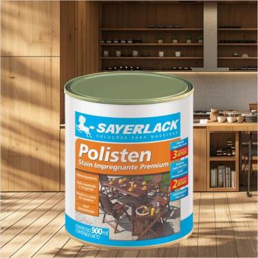 Imagem de Polisten Stain Transparente Acetinado 900ml e 3,6L Sayerlack Tratament