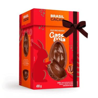 Imagem de Ovo de Páscoa Recheado de Gato Mia 410g - Brasil Cacau