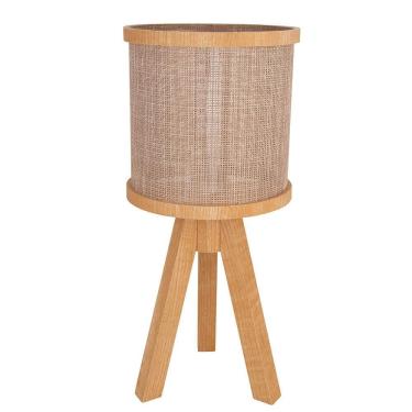 Imagem de Abajur Muller Oxford Tripé Natural 1 Lâmpada 130na