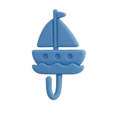 Imagem de Gancho Adesivo BARCO Suporte Parede Toalha Rosto Porta Chaves Objetos 