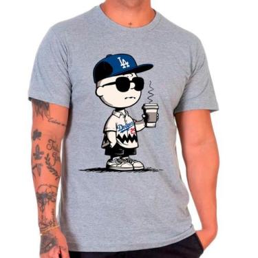 Imagem de Camiseta desenho snoopy camisa masculina lançamento 02 - DESIGN CAMISE