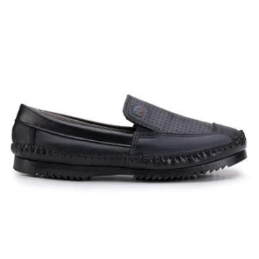 Imagem de Sapatilha Mocassim Masculina Preta Tamanho:38;Genero:Masculino;Cor:-Masculino