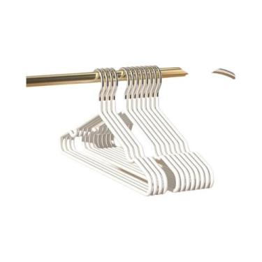 Imagem de Cabides De Metal Grossos Antiderrapantes Para Uso Doméstico, Sem Marca