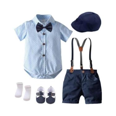 Imagem de Conjunto De Roupa Para Festa De 1º Aniversário Para Meninos 3-18M, 7 P