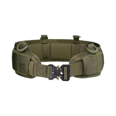 Imagem de Cinto Tático De Nylon Molle Com Fivela De Metal Para Esportes Ao Ar Li