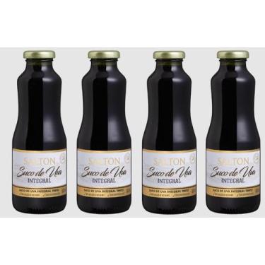 Imagem de Kit 4 Un Suco de Uva Salton Tinto Integral 500 ML
