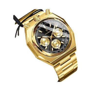 Imagem de Relógio Esportivo Masculino De Moda Em Aço Inoxidável À Prova d'Água C