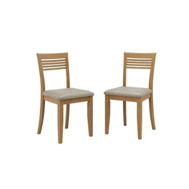 Imagem de Conjunto 2 Cadeiras 100% Madeira Maciça Linha Rubi Freijó