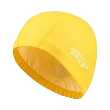 Imagem de Touca De Natação Impermeável Em PU plus Size Para Homens E Mulheres Ad